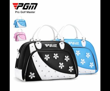 PGM YWB039 ladies boston golf clothing carrier bag waterproof microfiber golf boston bag