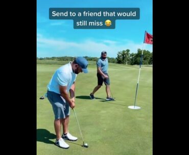 not me trying to send it to myself #golf  #shorts #golftiktok