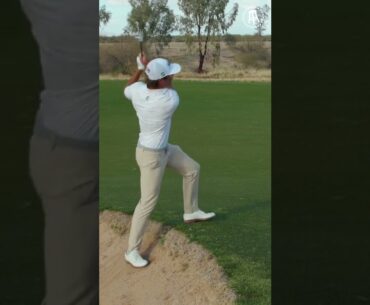 Watch Max Homa Hit One Of The Craziest Golf Shots You’ll Ever See #Shorts