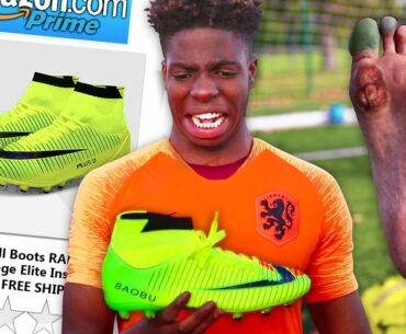 I Bought the WORST Reviewed Football Boots on Amazon & Got an INJURY