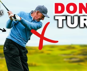 Don't Turn Your Shoulders In The Golf Swing