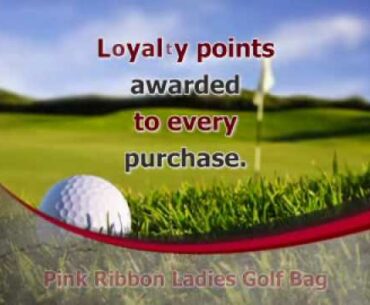 Pink Ribbon Ladies Golf Bag