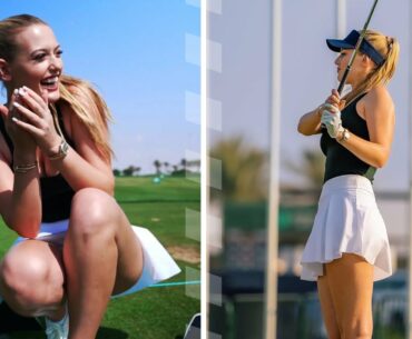 Meet Bella Angel, the golf beauty who stuns fans in skin-tight clothes and doubles up as a ring girl