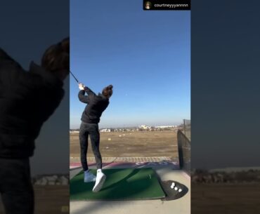 Life on the range #shorts #golf #golfgirl #short