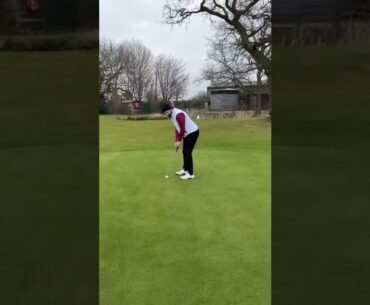 What would you shoot if the golf hole was this size?