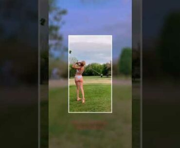 Sexy girls are playing golf ! It's so Hot ! ! #Shorts #sexy #girl #golf #sports #hot pussy