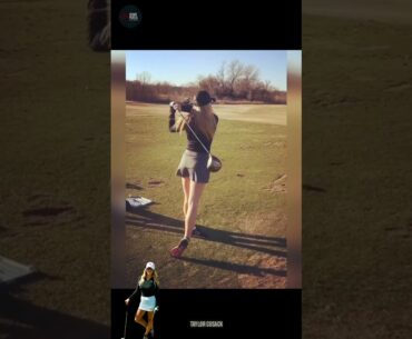 Golf Girl - Taylor Cusack 5 Short Clip ,Golf tips, Golf Cart
