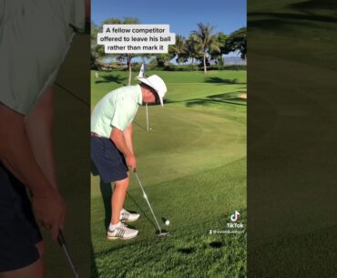 Golf rules you must know | Is backstopping in golf legal? #short