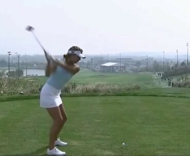 Ladies Pro tracer golf shots, Impressive!