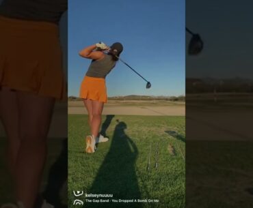 Solids swings with driver! #shorts #golfswing #golftips #golfgirl