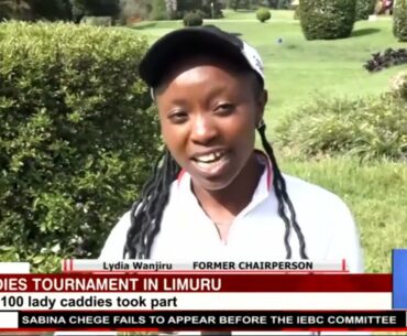 Over 100 ladies take part in this year caddies golf tournament