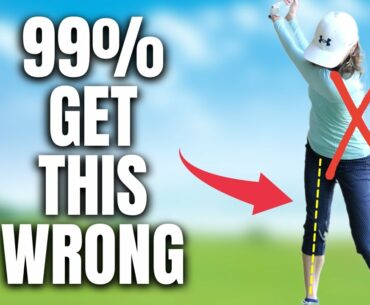99% of Golfers DON'T Turn Correctly in the Backswing!!! Do YOU?