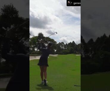 Easy work #shorts #golf #golfgirl #short