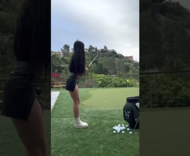 Backyard Golf Days || Shee Golfs #shorts