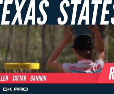 2022 Texas States Disc Golf Championship | RD2 B9 | Pierce, Allen, Tattar, Gannon