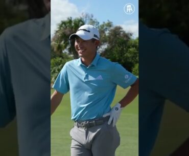 Collin Morikawa Fixes Riggs Ball Position