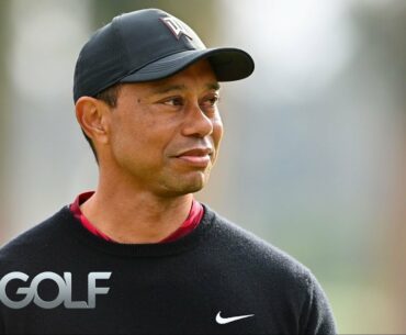 Tiger Woods on the grounds of Augusta National to play practice round | Golf Today | Golf Channel