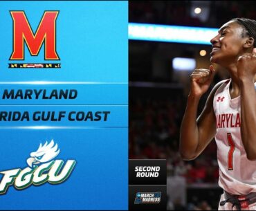 Maryland vs Florida Gulf Coast - NCAA Women's Tournament second-round highlights