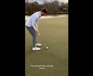 Never sleep on a lefty bruh #golf  #shorts #golftiktok