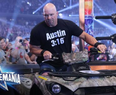 "Stone Cold" Steve Austin returns at WrestleMania: WrestleMania 38 (WWE Network Exclusive)