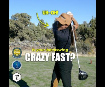 MORE PARS #shorts GOLF TIP: Are YOU GOING WILD (during the backswing?)