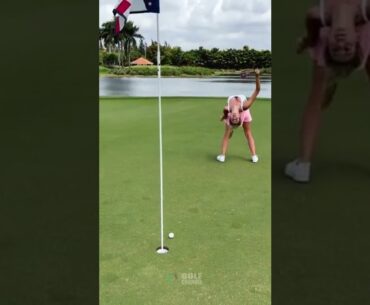 Amazing Golf Swing you need to see | Golf Girl awesome swing | #Golf #shorts | Bri Teresi