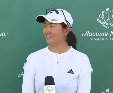 Rose Zhang Wednesday Interview First Round 2022 Augusta National Women's Amateur
