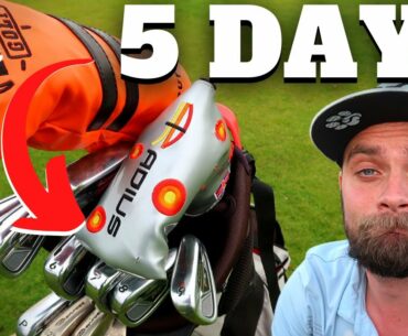 HOW I UPGRADED MY GOLF BAG IN 5 DAYS ON THE CHEAP...