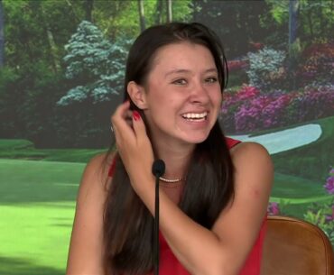 Anna Davis Final Round WINNER Saturday Interview 2022 Augusta National Women's Amateur