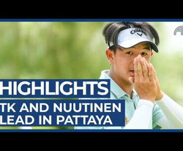 TK and Nuutinen Lead at the Trust Golf Asian Mixed Cup | Round 1 Highlights 2022