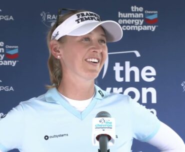 Jessica Korda Third Round Saturday Interview 2022 Chevron Championship