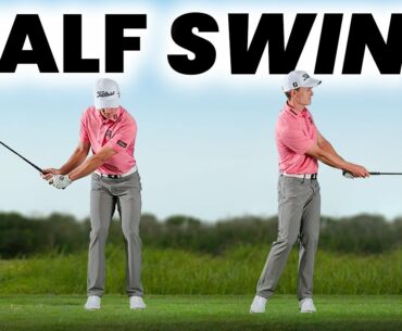 YOU NEED TO TRY THIS HALF GOLF SWING NOW !