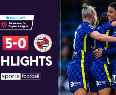 Fleming finishes STUNNING team goal! | Chelsea 5-0 Reading | WSL Highlights