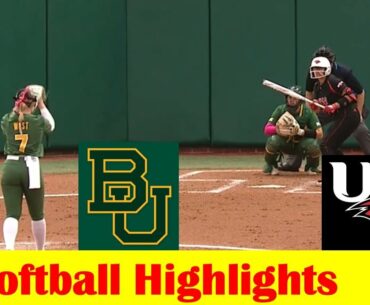 Incarnate Word vs Baylor Softball Game Highlights 3 29 2022