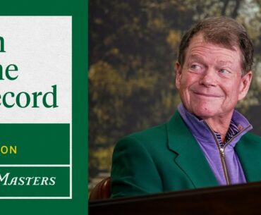 Tom Watson Honored to Be an Honorary Starter | The Masters