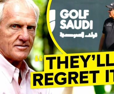 Greg Norman’s BRUTAL Warning As Breakaway Golf League Is Launched..