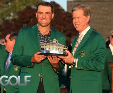 Scottie Scheffler at a loss after first Masters win | Live From the Masters | Golf Channel