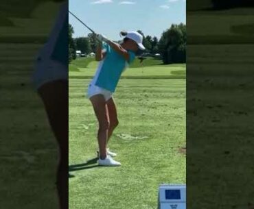 Mel Reid golf swing motivation! Have a good game Dear Ladies all over the golf! #shorts #golfshorts