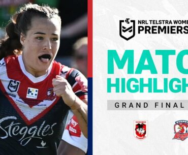 St George Illawarra Dragons v Sydney Roosters | Match Highlights | Grand Final, 2021 | NRLW
