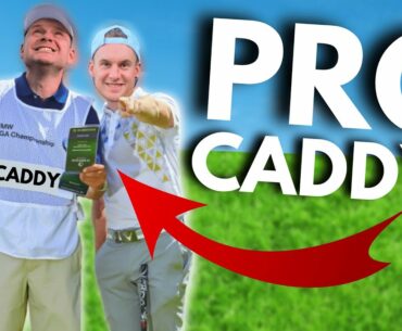 Golf PRO caddies for HIGH HANDICAP golfer!?