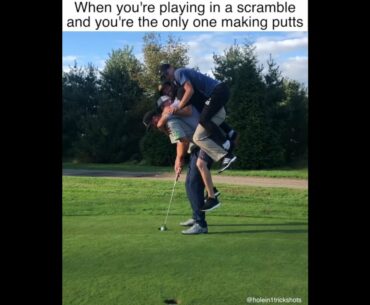 When you’re literally carrying the team #golf  #shorts #golftiktok