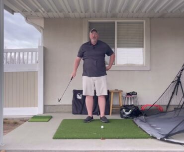 The baseball swing will improve your golf swing.