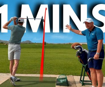TRANSFORMING a High Handicap GOLFER'S GAME IN 11 MINUTES!?