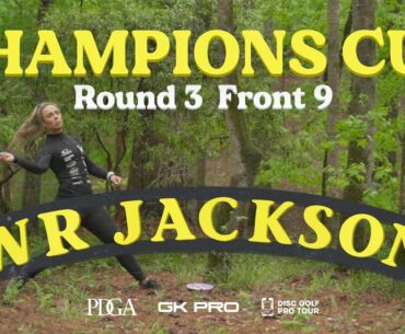 2022 Champions Cup |  RD3 F9 | Tattar, Pierce, King, Mandujano | PDGA Major