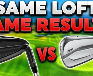 PING Irons Comparison | PING i59 vs PING G710 | Same Loft Test
