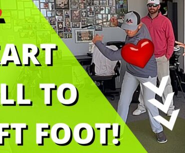 Let The HEART FALL To Your Left Foot (Transfer To Chest Down Then Turn) w/ Elite Golf Schools