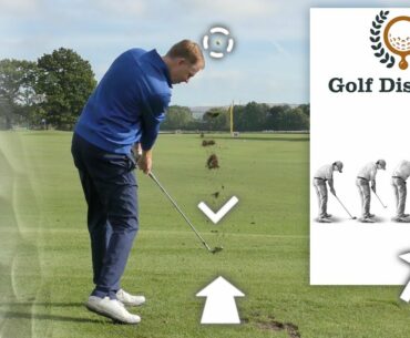HIT THROUGH THE BALL, Not at the Ball - Golf Swing Thought