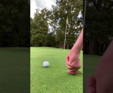 should push in from the sides. #golf  #shorts #golftiktok