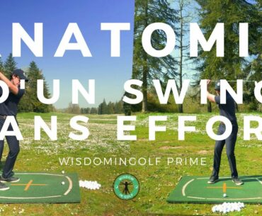 ANATOMIE D'UN SWING SANS EFFORT - WISDOMINGOLF PRIME - COURS DE GOLF