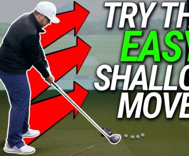 An Easy Way To Create A Shallow Golf Swing